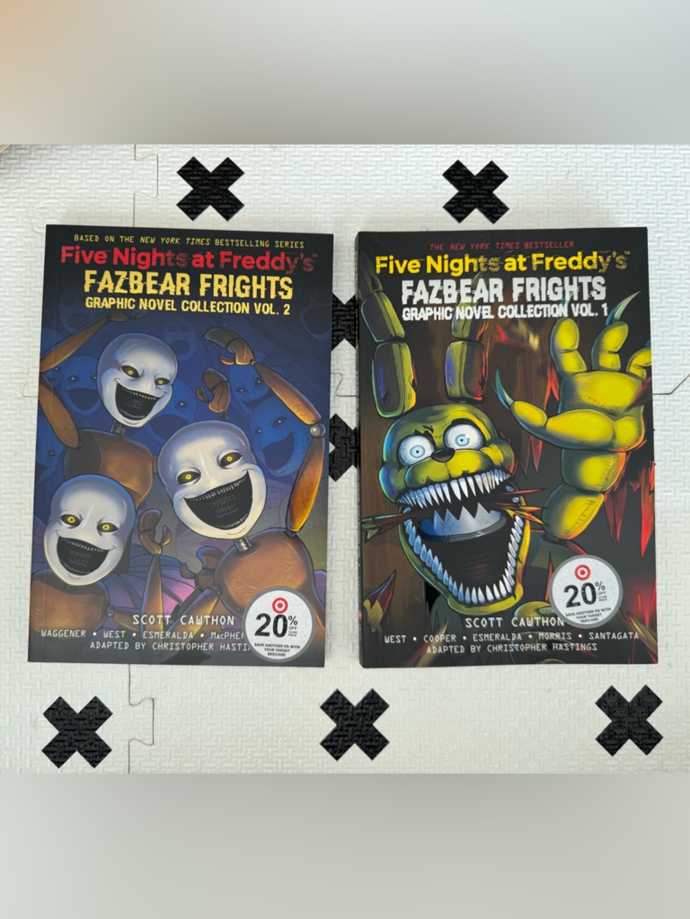 (2) Five Nights at Freddy’s Fazbear Frights Graphic Novel Volume 1 + 2